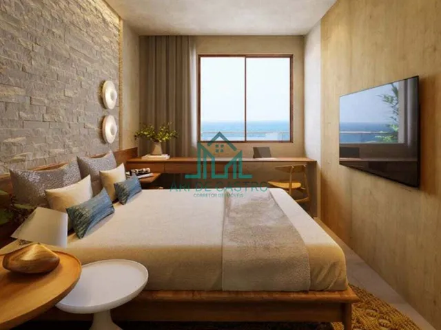 Imagem 2: Apartamento Quarto e Sala na Praia do Francês 48m² a Venda no Cond Azure - Alagoas