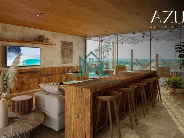 Imagem 8: Apartamento Quarto e Sala na Praia do Francês 48m² a Venda no Cond Azure - Alagoas