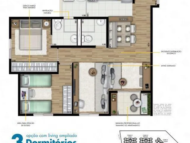 Imagem 6: 0 Apartamento com 3 dormitórios
