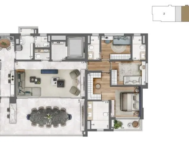 Imagem 4: 0 Apartamento com 3 dormitórios