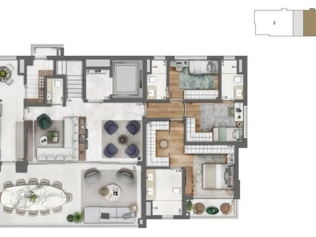 Imagem 7: 0 Apartamento com 3 dormitórios
