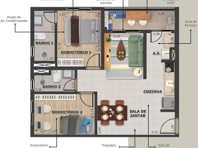 Imagem 7: 0 Apartamento com 1 dormitório