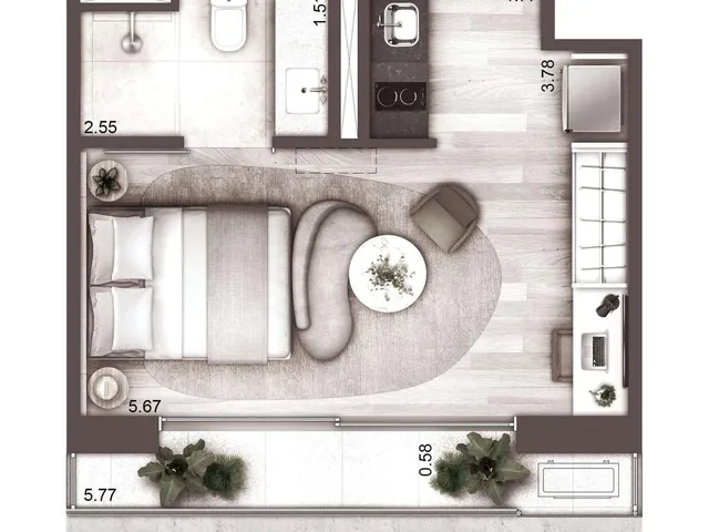 Imagem 11: 0 Apartamento com 1 dormitório