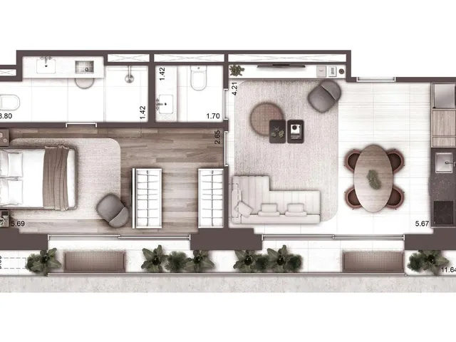 Imagem 16: 0 Apartamento com 1 dormitório