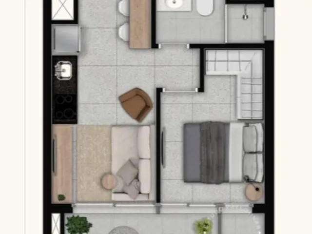 Imagem 16: 0 Apartamento com 1 dormitório