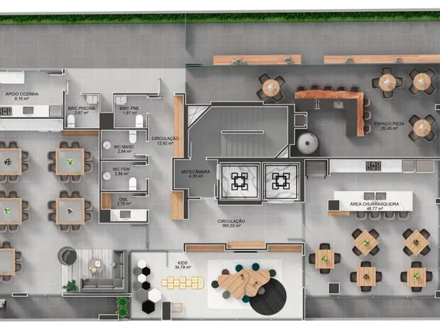 Imagem 9: Sua vida merece um estilo alto padrão. Pensando nisso, o apartamento conta com living