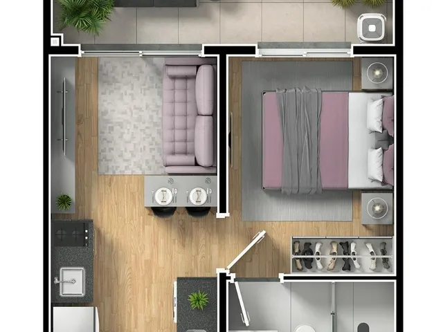 Imagem 14: 0 Apartamento com 1 dormitório