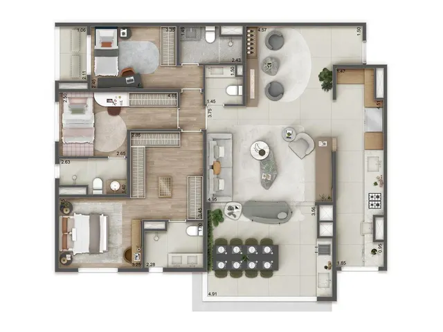 Imagem 15: 0 Apartamento com 3 dormitórios