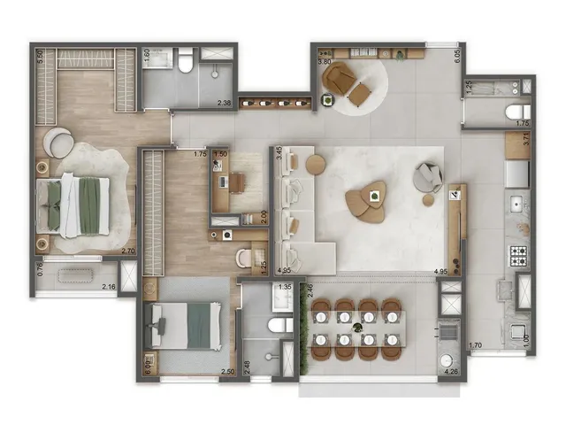 Imagem 12: 0 Apartamento com 3 dormitórios