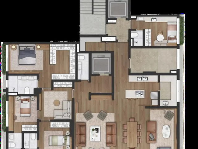 Imagem 3: 0 Apartamento com 4 dormitórios