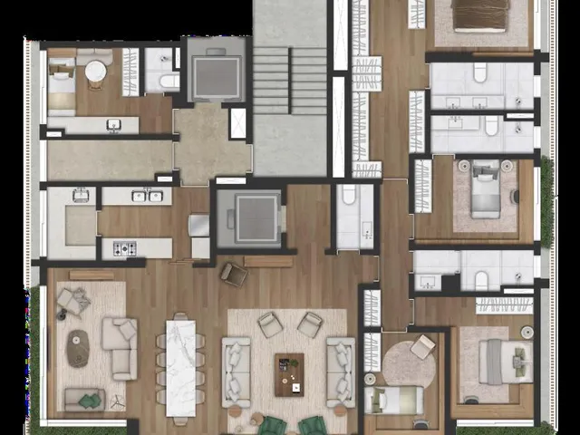 Imagem 4: 0 Apartamento com 4 dormitórios