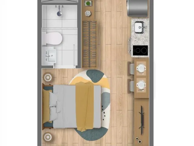 Imagem 16: 0 Apartamento com 1 banheiro