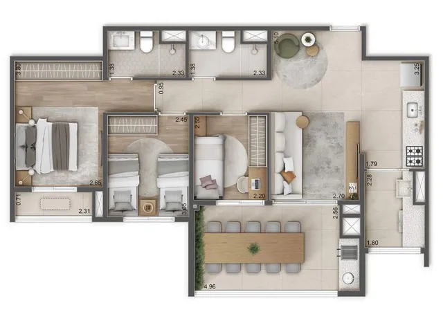 Imagem 9: 0 Apartamento com 2 dormitórios