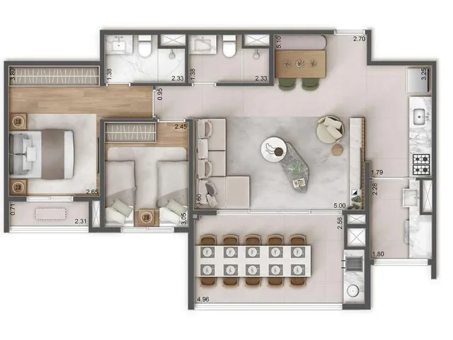 Imagem 10: 0 Apartamento com 2 dormitórios