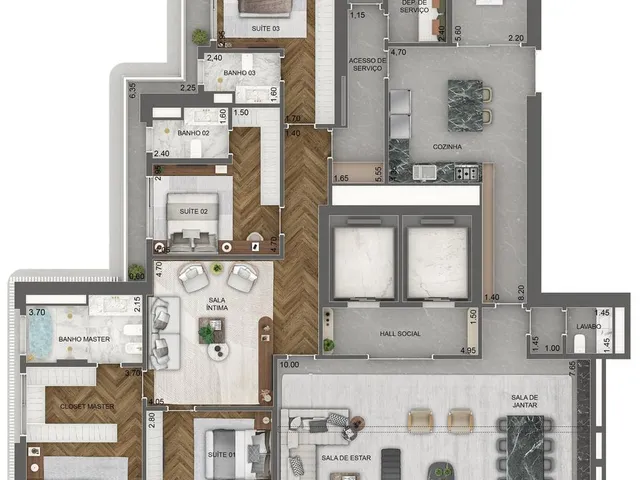 Imagem 16: 0 Apartamento com 4 dormitórios