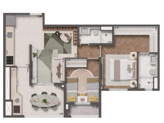 Imagem 9: 0 Apartamento com 2 dormitórios