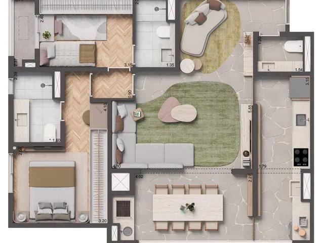 Imagem 10: 0 Apartamento com 2 dormitórios