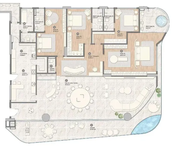 Imagem 11: O Atmosphere Home Spa, o maior spa em um residencial no Brasil será construído na Praia