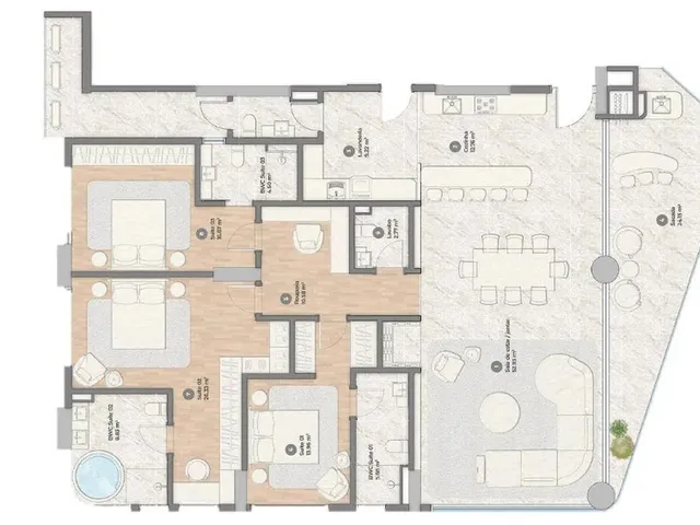 Imagem 7: O Atmosphere Home Spa, o maior spa em um residencial no Brasil será construído na Praia