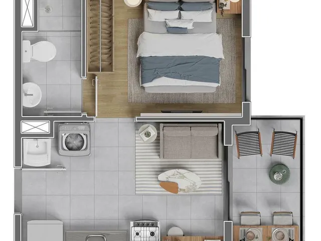 Imagem 9: 0 Apartamento com 1 dormitório