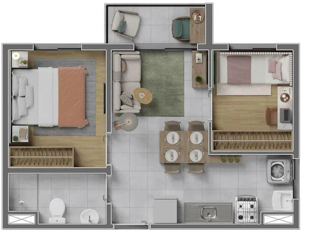 Imagem 11: 0 Apartamento com 1 dormitório