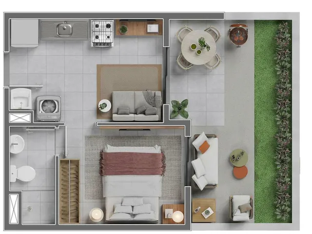 Imagem 14: 0 Apartamento com 1 dormitório