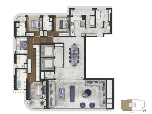Imagem 15: 0 Apartamento com 4 dormitórios