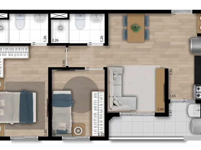 Imagem 12: 0 Apartamento com 2 dormitórios