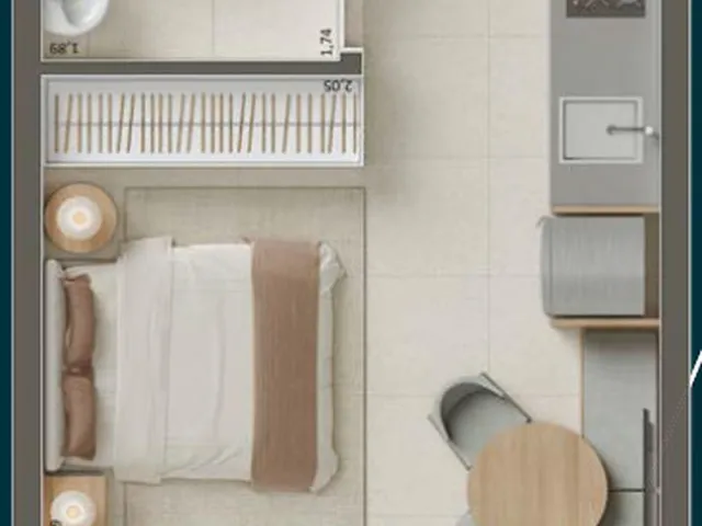 Imagem 9: 0 Apartamento com 1 dormitório