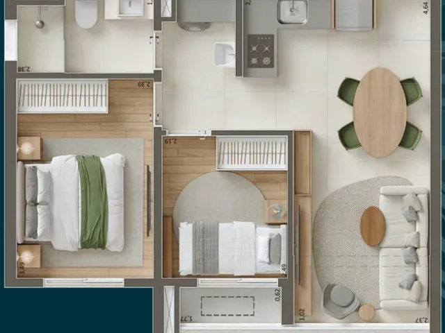 Imagem 11: 0 Apartamento com 1 dormitório