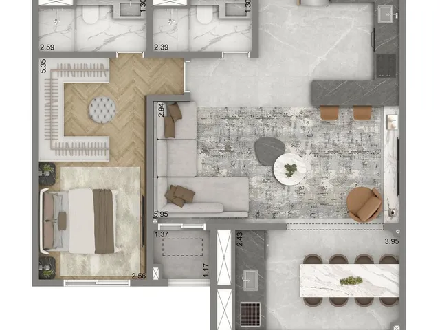 Imagem 12: 0 Apartamento com 2 dormitórios