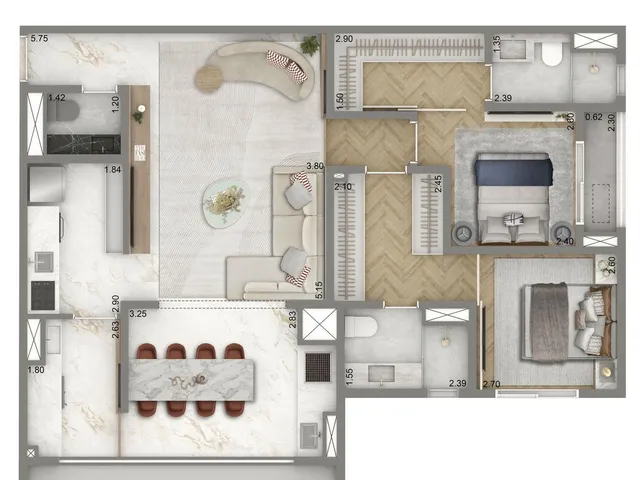 Imagem 15: 0 Apartamento com 2 dormitórios