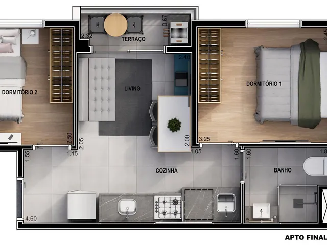 Imagem 11: 0 Apartamento com 2 dormitórios