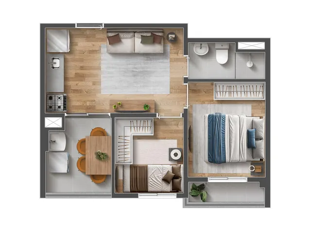 Imagem 12: 0 Apartamento com 1 banheiro