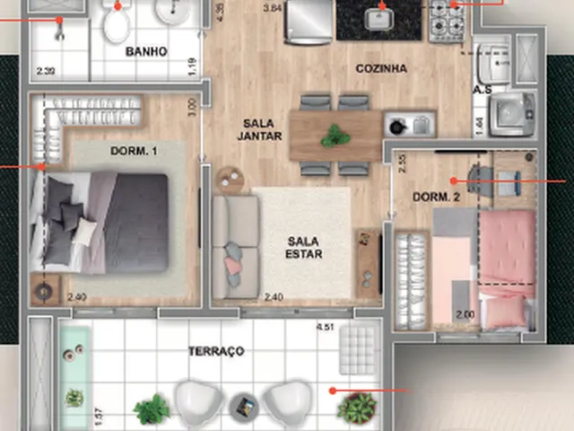 Imagem 12: 0 Apartamento com 1 banheiro