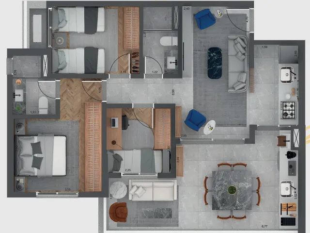 Imagem 10: 0 Apartamento com 1 dormitório