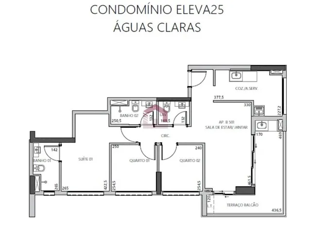 Imagem 5: ÁGIO - ELEVA 25 - 3 QUARTOS - SUÍTE - TERRAÇO PRIVATIVO - ÁGUAS CLARAS