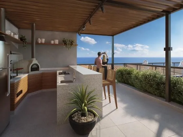 Imagem 13: Apartamento nunca habitado vista mar de Jaguaribe com 103 m² nascente, duas suítes, 21