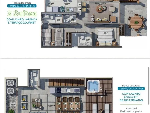 Imagem 14: Cobertura de alto padrão em Itacimirim: 3 quartos, 2 suítes, 138m², 2 vagas de