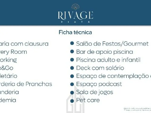 Imagem 14: Lançamento Rivage Piata