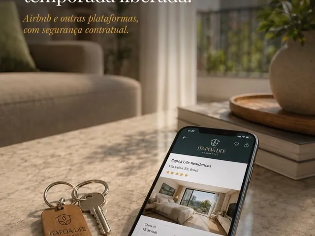 Imagem 3: Lançamento Itapoã Life Residence, apartamento de 1 quarto, aceita locação de curta
