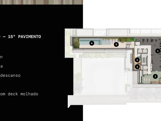 Imagem 16: Lisbô Pinheiros | Construtora Benx | Lançamento | 41 Metros | 01 Suíte | Lavabo com Varanda