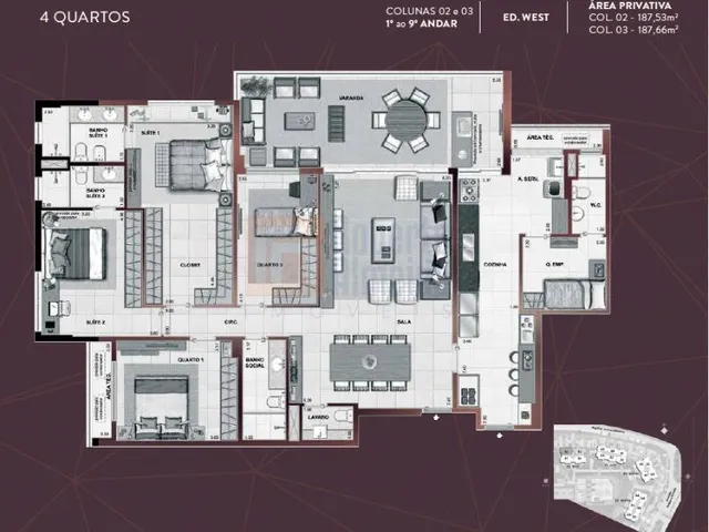 Imagem 9: Pronto para Morar à Venda Apartamento Latitud Condominium Design Barra da Tijuca de