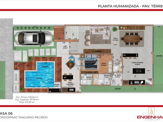 Imagem 5: Casa à Venda no Condomínio Residencial Tangarás Recreio - Vargem Pequena, com 4