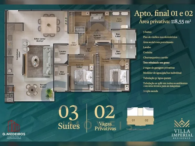 Imagem 4: Villa Imperial — Seu novo apartamento no Centro de Camboriú