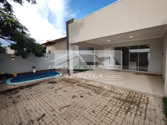 Imagem: Casa nova com 3 suítes e piscina no Residencial