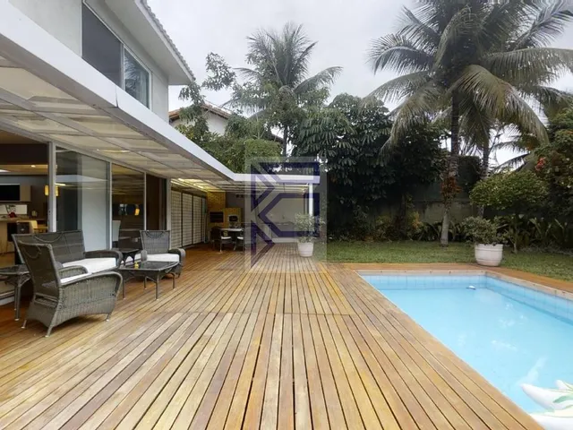 Imagem 7: Luxuosa casa de 6 quartos na Barra da Tijuca, Rio de Janeiro - RJ: 5 suítes, 3 salas, 6
