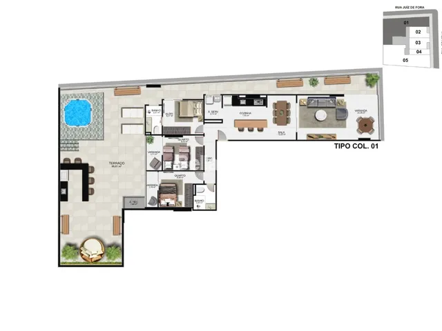 Imagem 14: Residencial Áurea Mare na Praia da Cerca: Apartamentos de Alto Padrão com Vista para o