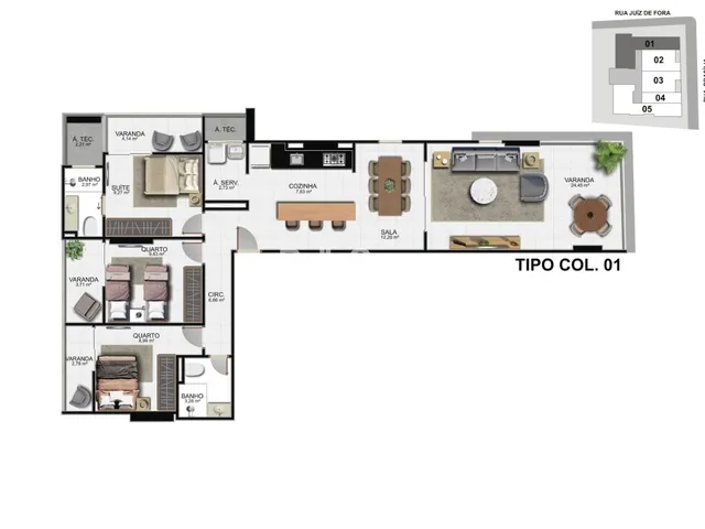 Imagem 15: Residencial Áurea Mare na Praia da Cerca: Apartamentos de Alto Padrão com Vista para o