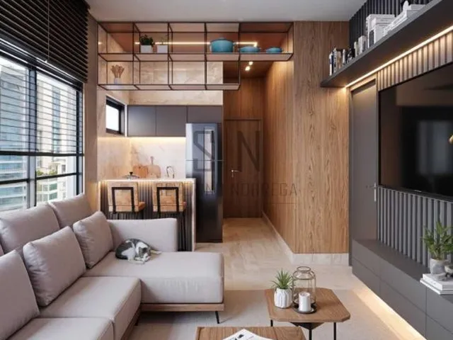 Imagem 3: Studios a Venda em Intermares Com 22,09m² Studio Contendo: Sala/quarto/cozinha